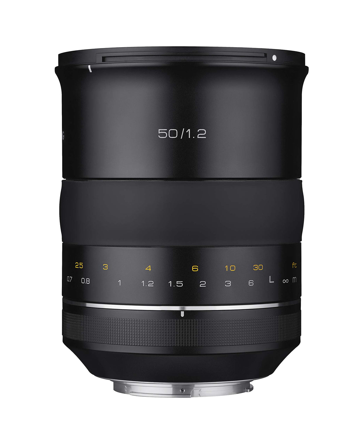 Samyang SYXP50-C XP - Lente de Alta Velocidad para Canon EF (50 mm, f/1,2), Color Negro