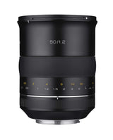 Samyang SYXP50-C XP - Lente de Alta Velocidad para Canon EF (50 mm, f/1,2), Color Negro