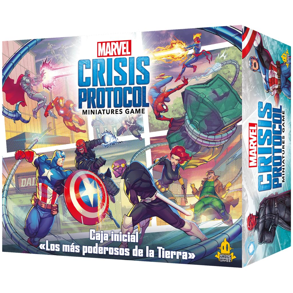 Atomic Mass Games | Marvel Crisis Protocol Caja Inicial | Juego de Miniaturas de Batallas Épicas Entre Héroes y Villanos | A Partir de 14 Años | para 2 Jugadores | 45 Minutos por Partida | Español