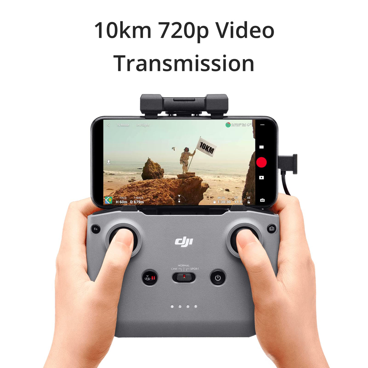 RIIMUHIR dji Mini 2 Fly More Combo – Ultralight Foldable Drone, 3-Axis Gimbal with 4K Camera, 12MP Photos, 31 Mins Flight Time, OcuSync 2.0 10km HD Video Transmission, QuickShots, Gray