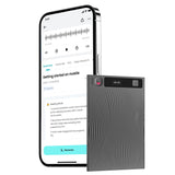 Mobvoi TicNote - Grabadora de Voz IA 64GB con Memoria, Estuche, Control por App, 100+ Idiomas con IA “Shadow“, Grabadora Digital para Llamadas, Clases y Reuniones