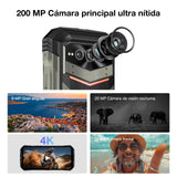 DOOGEE VMax Plus Movil Irrompible 5G, 36GB+512GB, 22000mAh 33W Móvil Resistente, Cámara 200MP+Visión Nocturna, 6.58" 120Hz Smartphone Dimensity 7050 Octa Core, NFC/IP68IP69K/ WiFi6 Moviles Rugerizados