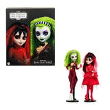 Monster High Skullector Bitelchús Bitelchús Pack de 2 muñecos de Bitelchús y Lydia Deetz con accesorios y embalaje para exhibir, HYV96