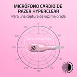Razer Kraken Kitty V2 - Auriculares RGB por Cable con Orejas de Gatito (Iluminación reactiva al Streaming, Micrófono cardioide HyperClear, Diafragmas de 40 mm Triforce, Sonido Envolvente 7.1) Quartz