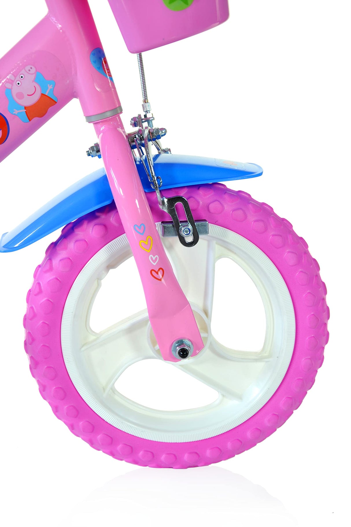 Peppa Pig Bicicleta 12"-3-5 Años Infantil, Bebés niñas, Rosa