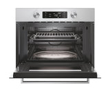 Candy Wave 800 CA4MWNBB6N, Microondas con Grill, 44L, 900W-1750W, 5 Niveles de Potencia, Mando Giratorio, 13 Automenús, Bloqueo Infantil, Parrilla Grill, Descongelación, Señal de Fin de Cocción, Inox