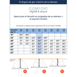 Vogel's TVM 3445 Soporte TV Giratorio para televisores de Entre 32 a 65 Pulgadas, Máx 25 kg, Gira hasta 180º, Inclinable hasta 20º, Soporte para TV máx. VESA 400x400, Compatibilidad Universal
