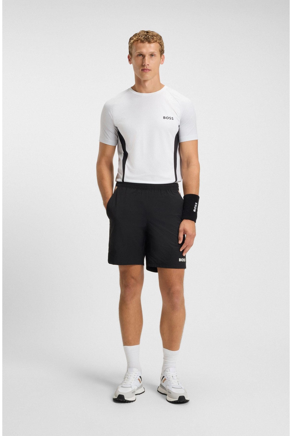 BOSS, Jonah_Runn_MX_N Hombre, Blanco, 42 EU