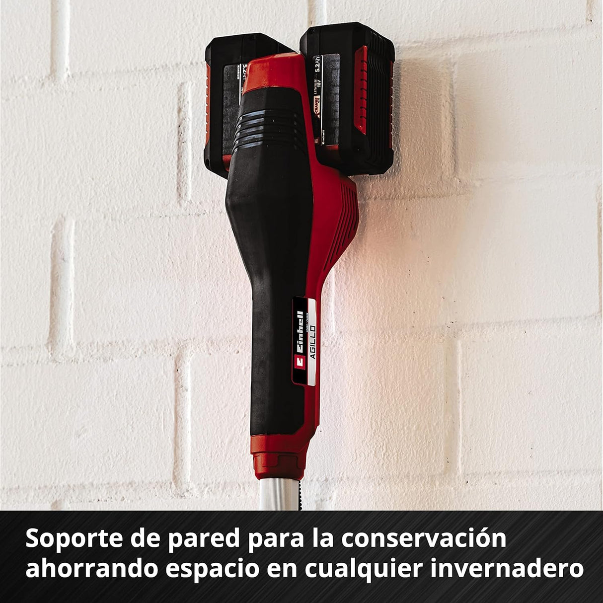 Einhell desbrozadora inalámbrica Agillo - 36/255 BL PXC. 2 x 18 V, sin escobillas, control electrónico de velocidad, hoja de 3 dientes, sistema de bloqueo del eje, sin batería y cargador