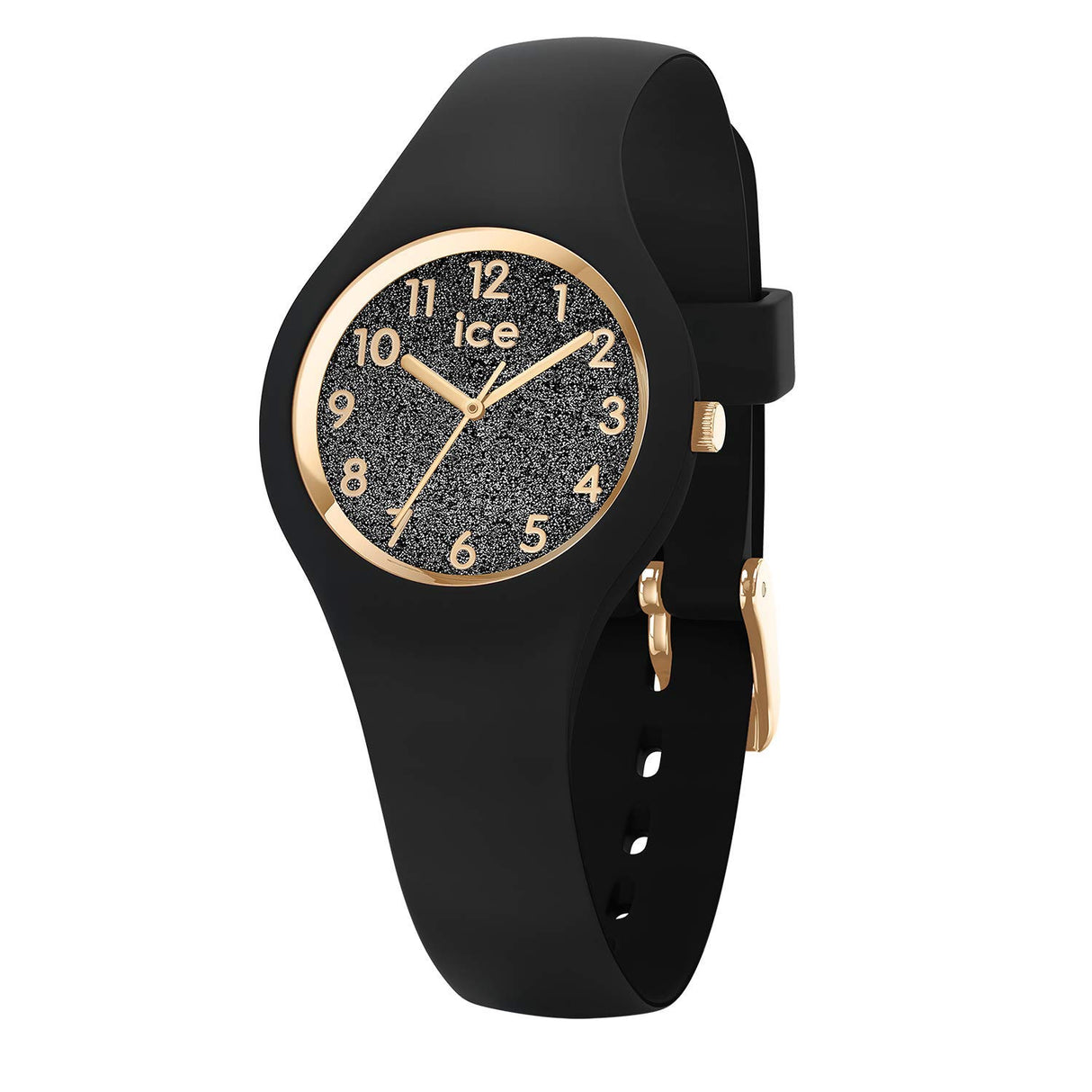 ICE-WATCH Ice Glitter Reloj para Mujer Analógico de Cuarzo japonés con Brazalete de Silicona IC015347