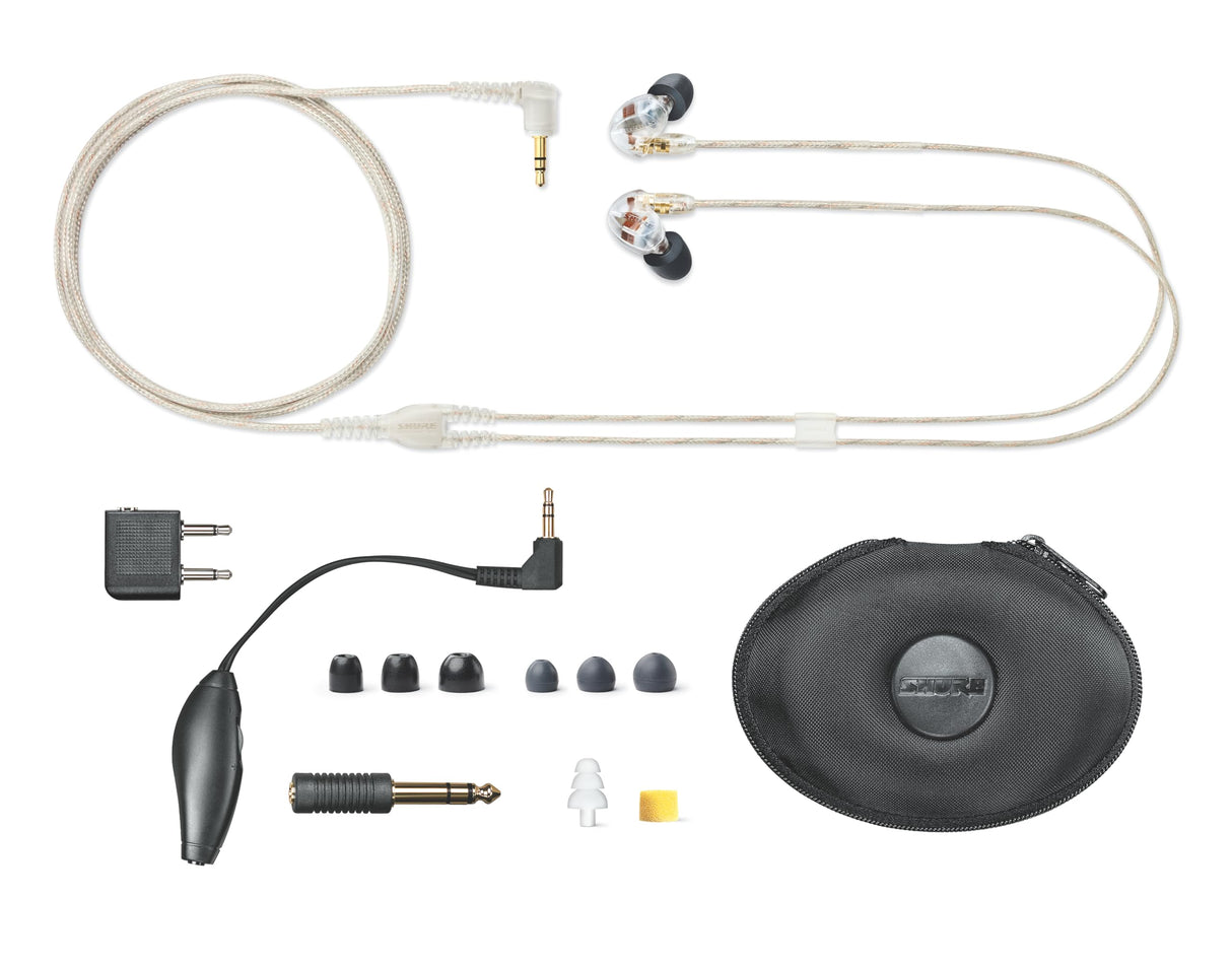 Shure SE535 - Auriculares (Intraaural, Dentro de oído, 3,5 mm (1/8"), Transparente, 18-19000 Hz, -18-57 °C)