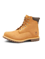 Timberland Waterville 6-Inch Basic Waterproof, Botas Chukka Mujer, Amarillo Wheat Nubuck, 37.5 EU