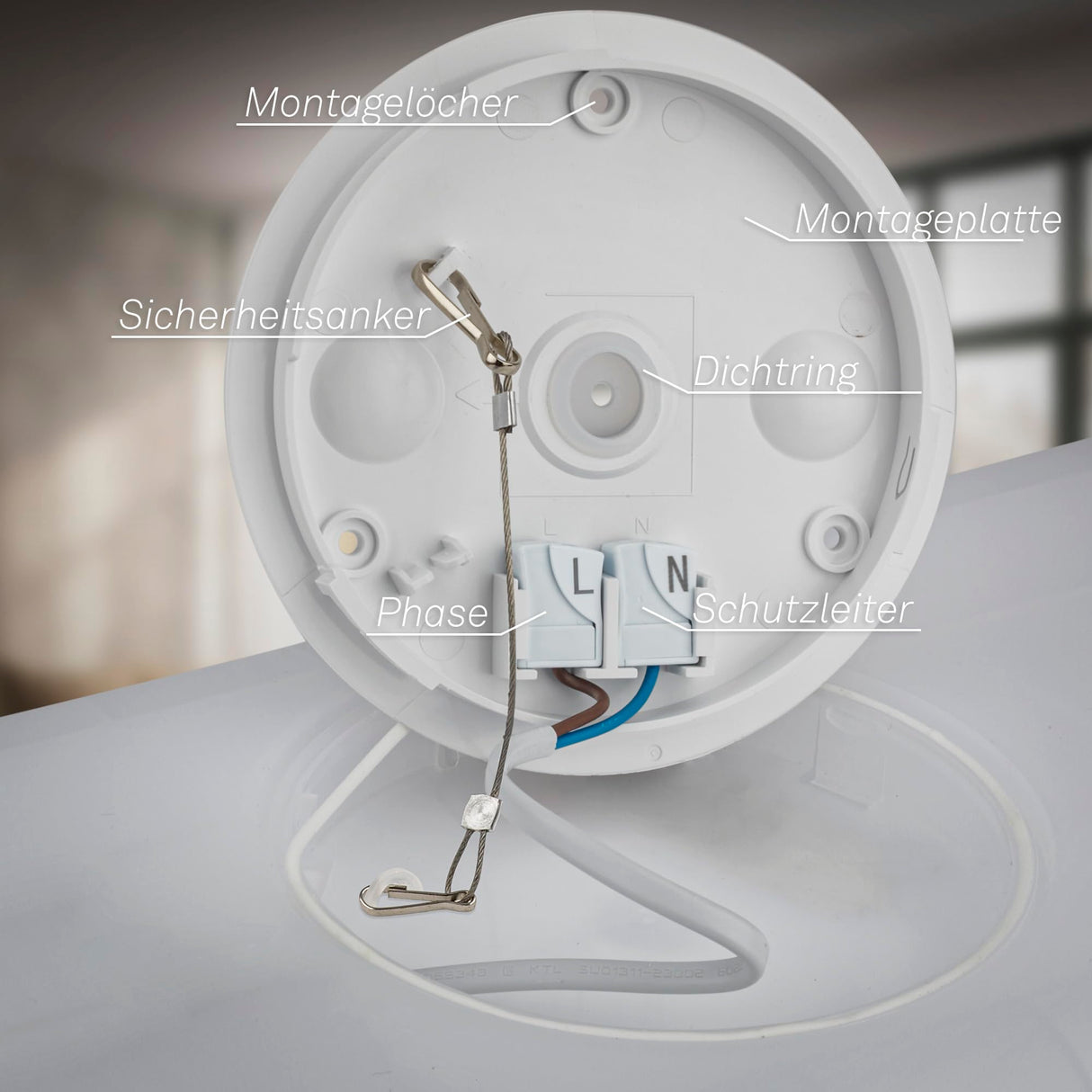 BRILONER - Plafón LED, Panel LED, Ultra Plano, Efecto Retroiluminación, Luz Blanca Neutra, 36W, 4800 Lúm, Luces Habitacion, Rectangular, Cocina, Luz, 98x20 cm, Blanco