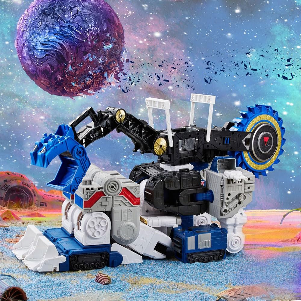 Transformers Juguetes Generations - Legacy Series - Clase Titán - Figura de Cybertron Universe Metroplex de 55,5 cm - A Partir de 15 años, F2986