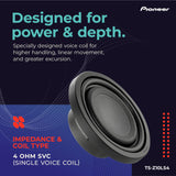 PIONEER TS-Z10LS4 | Subwoofer Superficial Serie Z de 25 cm (1300 W) 4 ohmios Bobina de Voz única