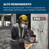 Amoladora angular a batería GWX 18V-11 con Bosch Professional 18V System y X-LOCK (incl. empuñadura auxiliar con control de vibración, cubierta de protección, L-BOXX 136)