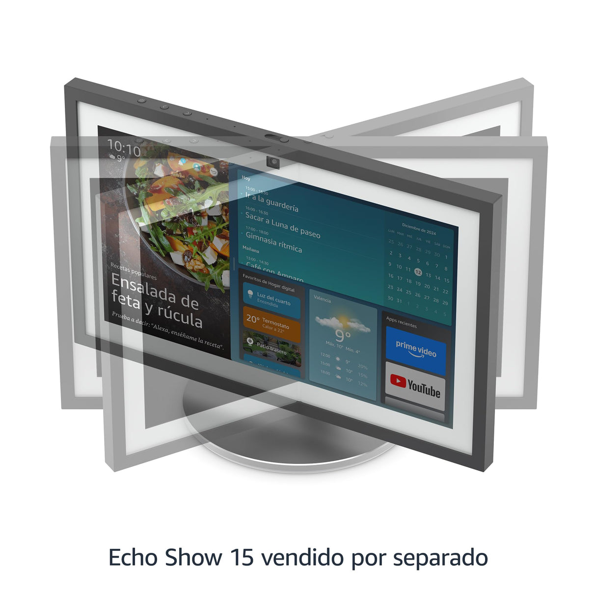Soporte regulable prémium de Amazon, diseñado para el Amazon Echo Show 15 (vendido por separado)