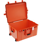 PELI 1637 Air Maleta Protectora Ligera con Ruedas para Drones y Equipos fotográficos, estanca e Impermeable al Polvo, 89L de Capacidad, Fabricada en EE.UU, sin Espuma, Color Naranja