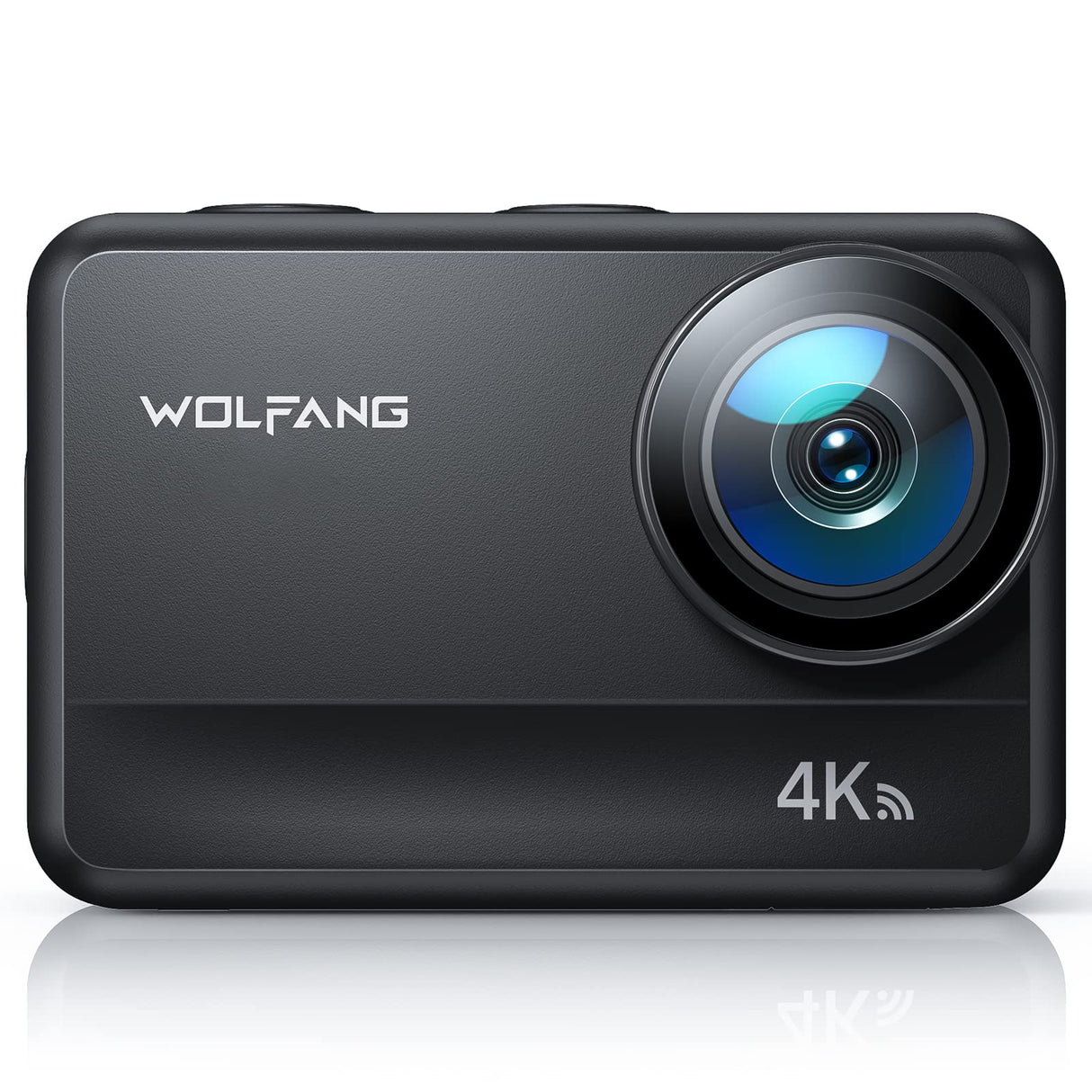 WOLFANG Cámara Deportiva GA400 4k 60FPS 24MP, 8M Barebones Cámara Deportiva con Pantalla Táctil Resistente al Agua 40m Cámara Subacuática WiFi PCcam Videocámara EIS Shakeproof Cámara de Casco