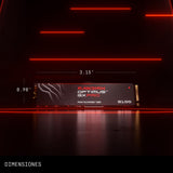SANDISK Optimus GX Pro 8100 PCIe Gen 5 NVMe SSD 8 TB (velocidades de Lectura/Escritura secuenciales de hasta 14 900/13 200 MB/s, TLC 3D CBA NAND, hasta 4 800 TBW)
