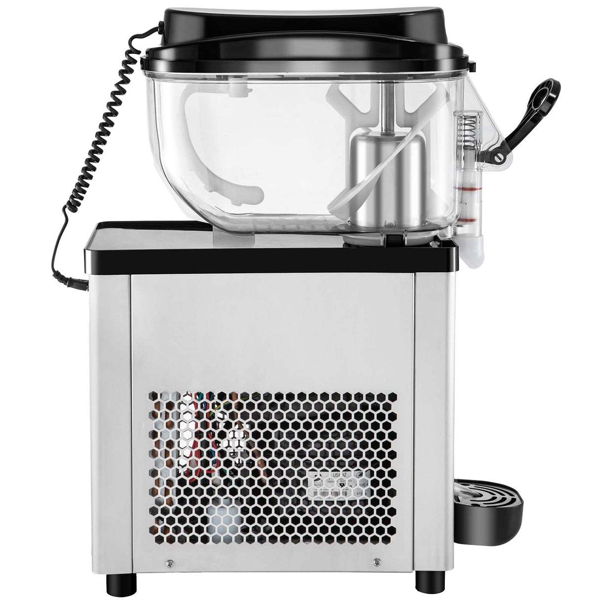 VEVOR, Vevor Máquina de Granizado de Hielo Comercial 6L Máquina para Hacer Granizados Comercial 19x47x60 cm, de Acero Inoxidable 300 W con Agitadores Dobles para Restaurante, Bar