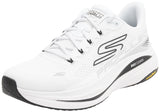 Skechers MAX Cushioning Propulsion, Zapatillas Hombre, White and Black Textile/Synthetic, 41 EU