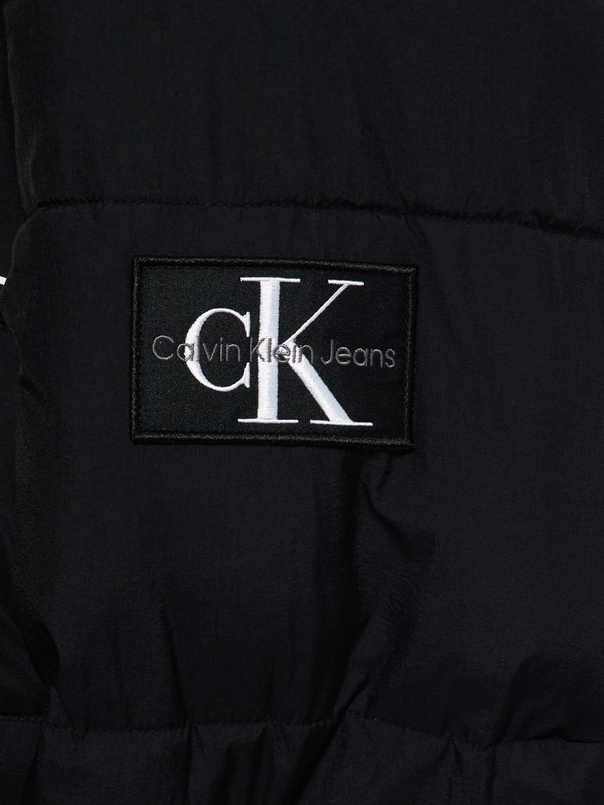 Calvin Klein Cazadora acolchada Hombre Essentials con capucha, Negro (Ck Black), XXS