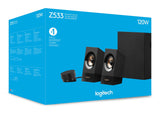 Logitech Z533 2.1 Sistema de Altavoces 2.1 con Subwoofer, Sonido Potente, 120W de Pico, Graves Potentes, Entradas Audio 3.5 mm/RCA, Multidispositivos, Enchufe UK, PC/PS4/Xbox/TV/Smartphone/Tablet