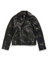 G-Star Para Mujer Chaqueta Leather Biker, Negro (dk black D24263-D555-6484), L