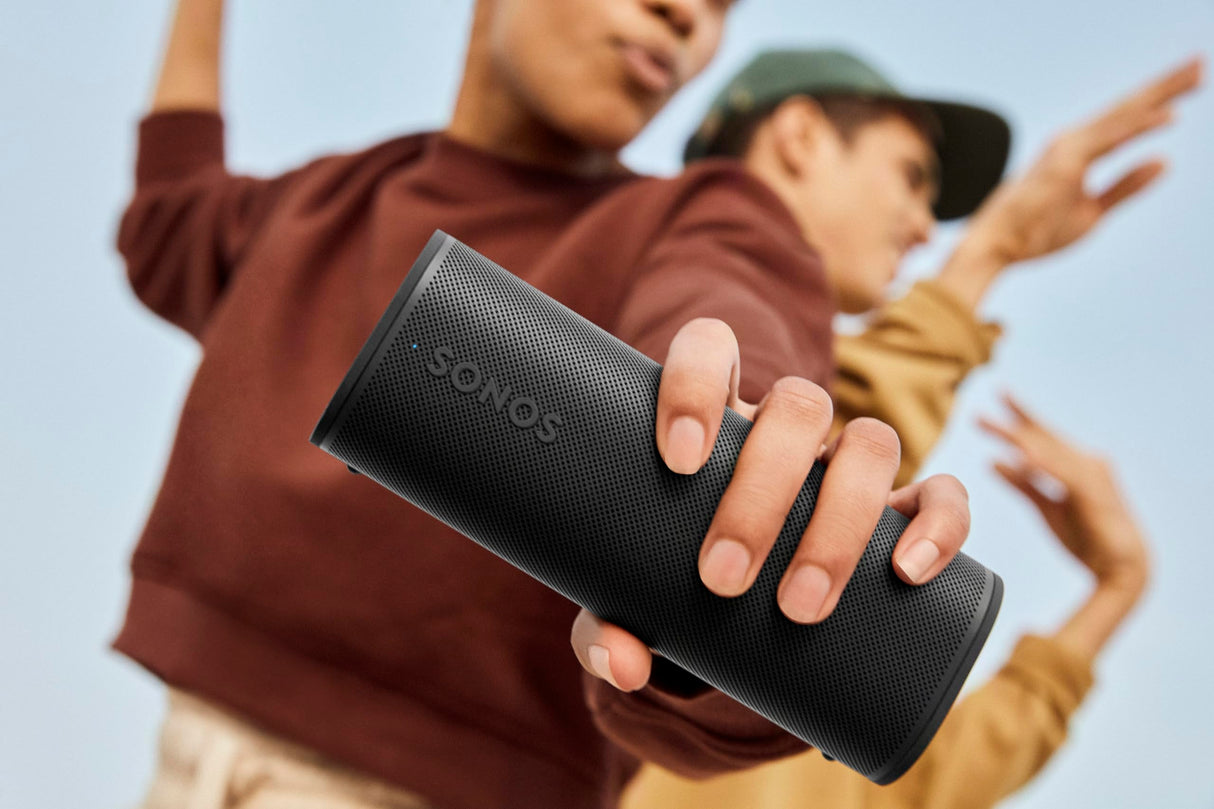 Sonos Roam 2 Altavoz inalámbrico portátil y ultracompacto - Impermeable - 10 Horas de autonomía - Negro