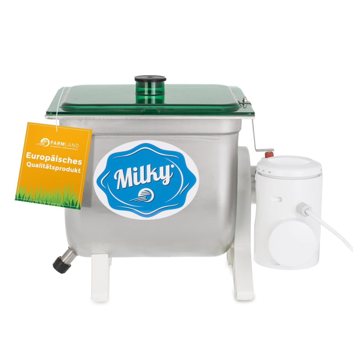Milky Mantequera FJ10 – Mantequilla eléctrica de alta calidad – Centrifugador de mantequilla para nata – Mantequilla eléctrica con niveles de velocidad ajustables