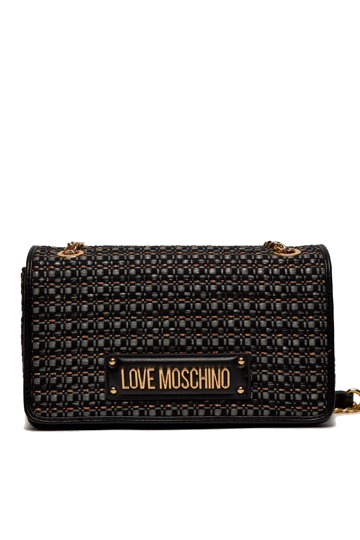 Love Moschino jc4242pp0i, Bolso de Hombro Mujer, Negro, Talla única