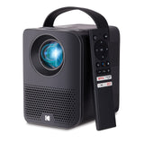 KODAK FLIK HD9 Proyector Inteligente | Mini película portátil Negra para Interiores y Exteriores con Aplicaciones de transmisión de Android TV, Wi-Fi y Bluetooth