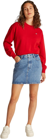 Tommy Hilfiger Falda Vaquera Mujer Mini Ali Minifalda, Azul (Ali), 38