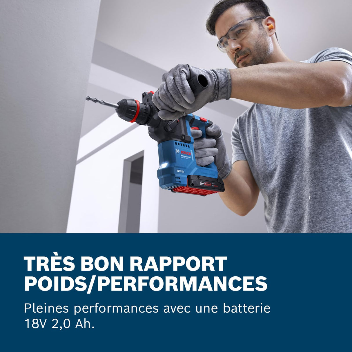 Bosch Professional 18V System martillo perforador a batería GBH 18V-18 X (ONECHUCK)