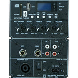 Ibiza - SLK8A-BT - Altavoz activo PLUG & PLAY de 8"/20cm, 300W con amplificador integrado - Bluetooth, USB, SD y AUX - Negro