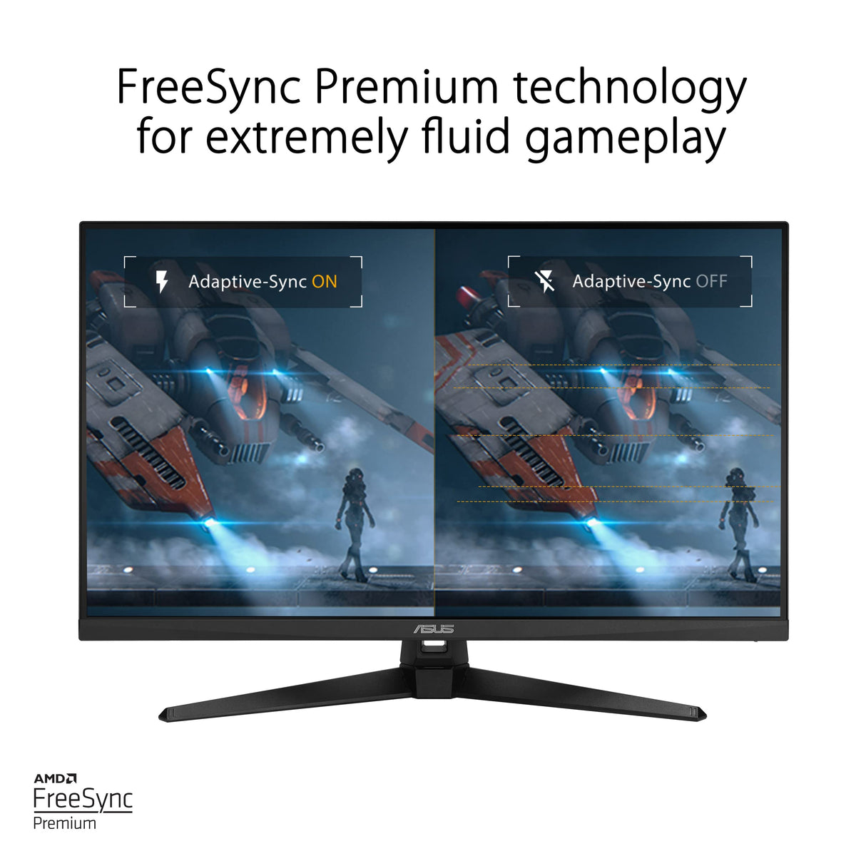 ASUS TUF Gaming VG32AQA1A - Monitor Gaming de 31,5 pulgadas WQHD (2560 x 1440), Overclock a 170 Hz, Extreme Low Motion Blur, Freesync Premium, 1 ms (MPRT), Shadow Boost, HDR, DisplayWidget Lite