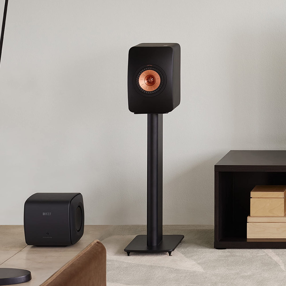 KEF Subwoofer KC62 (Negro)