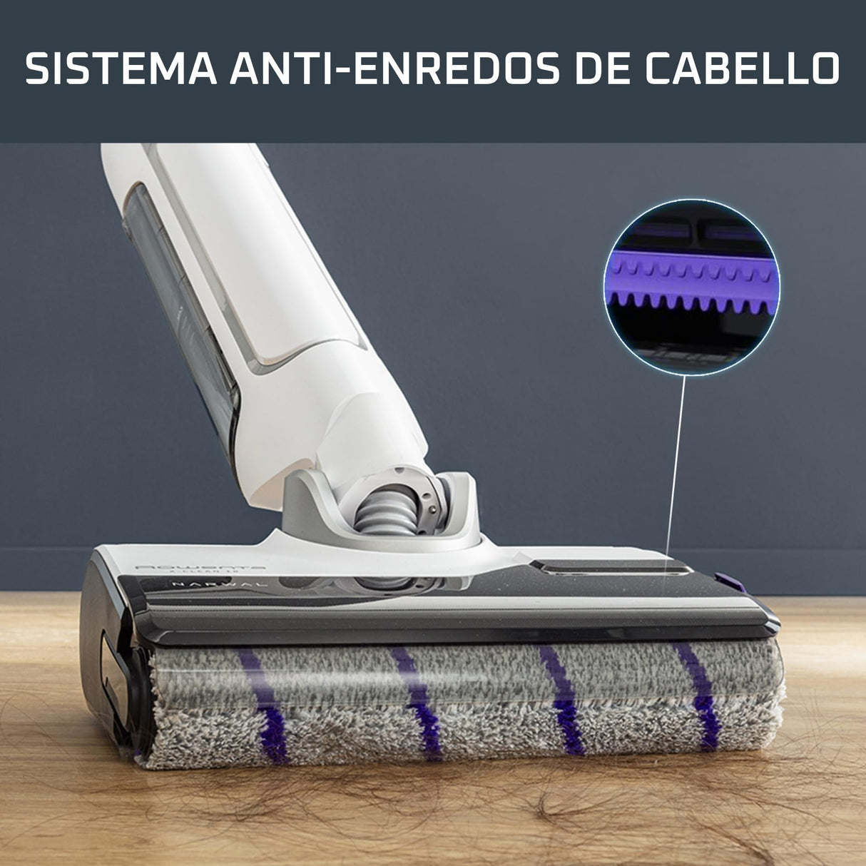Rowenta X-Clean 10, Fregona Eléctrica Sin Cable con Tecnología Wet & Dry, Autolimpieza y Secado Automático, tecnología Dual Edge, gran autonomía y pantalla LED, incluye filtro adicional, YY5785FE