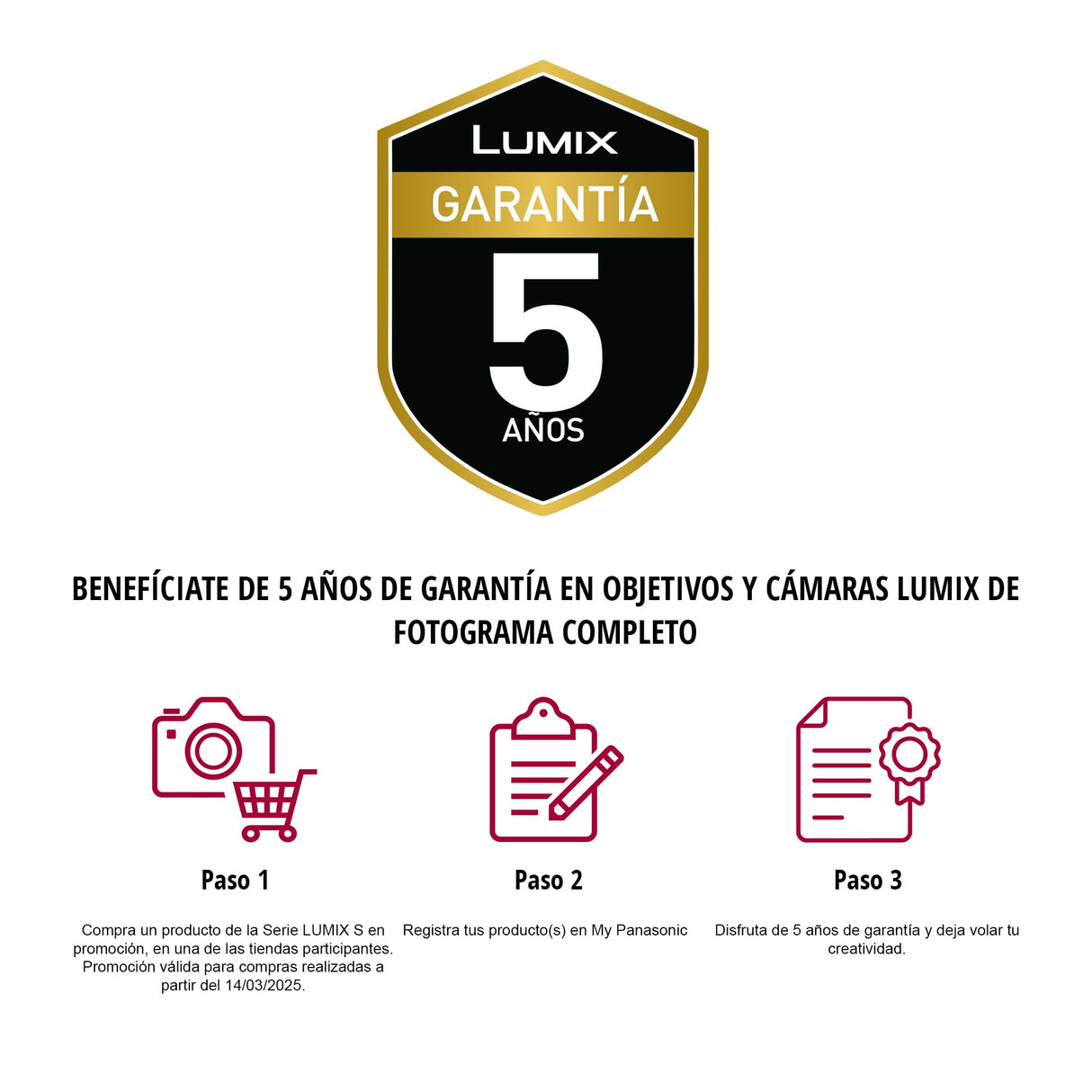 Panasonic LUMIX DC-S5M2XE Cámara Marco Completo Sin Espejo, Grabación 4K 60P y 6K 30P, Pantalla Abatible, Wi-Fi, AF Híbrido De Fase, IS Activo, ISO Nativo Dual, Batería DMW-BLK22, Solo Cuerpo