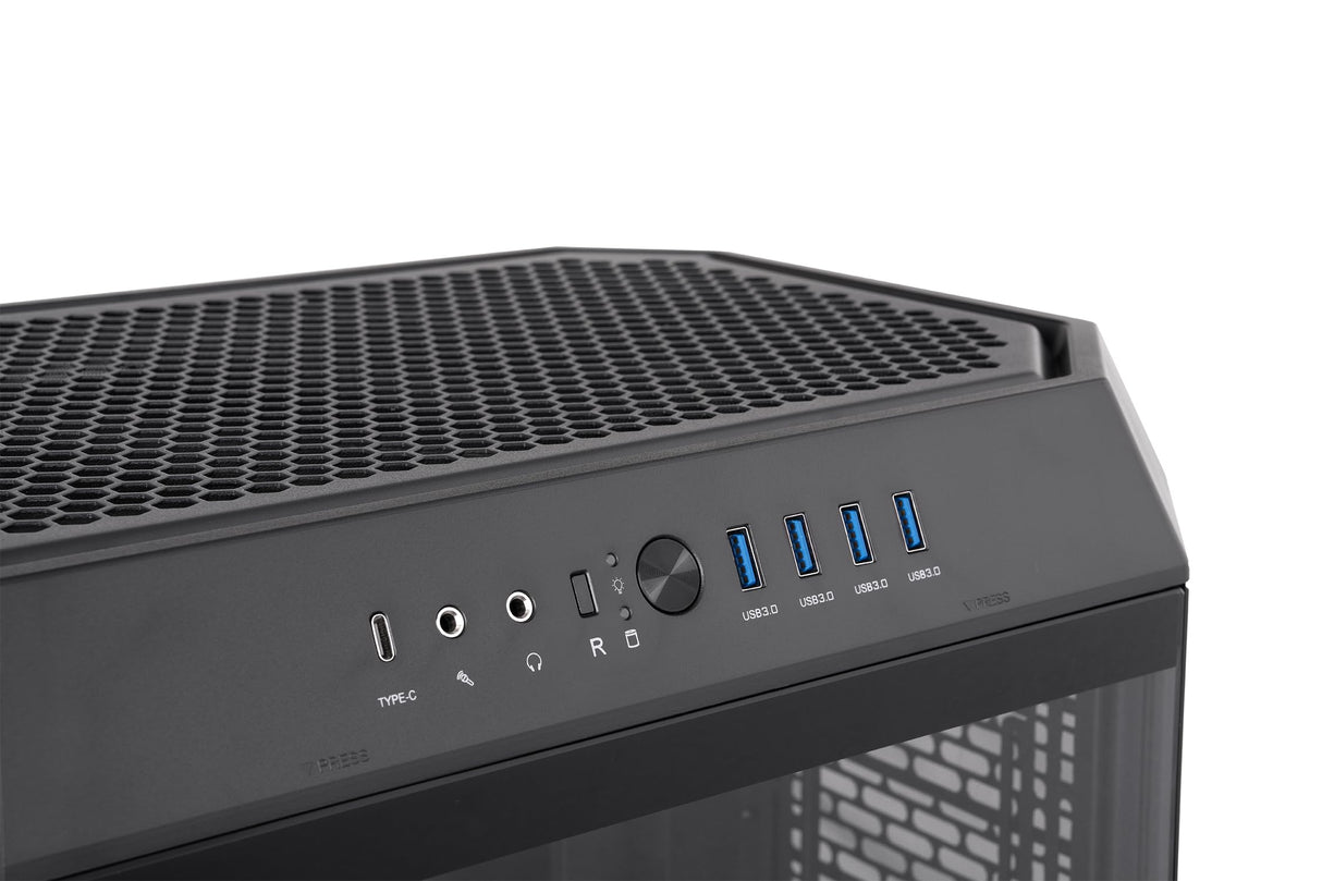 Thermaltake The Tower 600 Mid Tower Chassis | Hidden Connector | Black