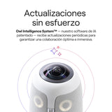 Owl Labs Meeting 3: cámara de videoconferencia Inteligente de 360 y 1080p HD, Micro y Altavoz (Vista orador Activo Zoom Inteligente y Ecualizador Ruido), Gris