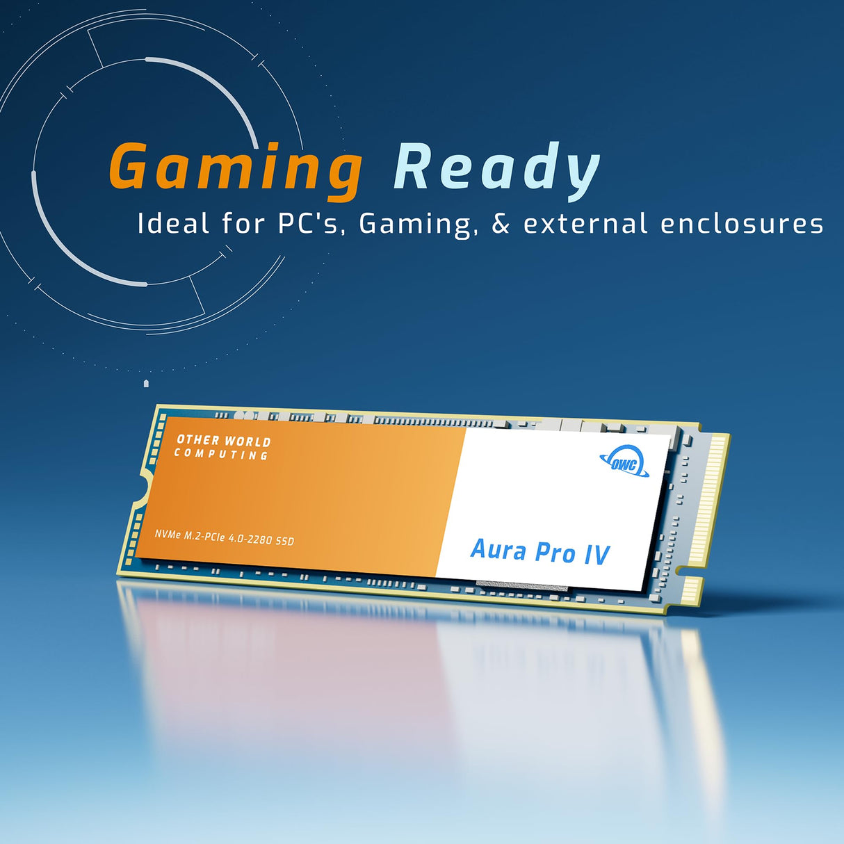 OWC Unidad de Estado sólido Aura Pro IV, PCIe 4.0 NVMe M.2 2280 de 2.0 TB