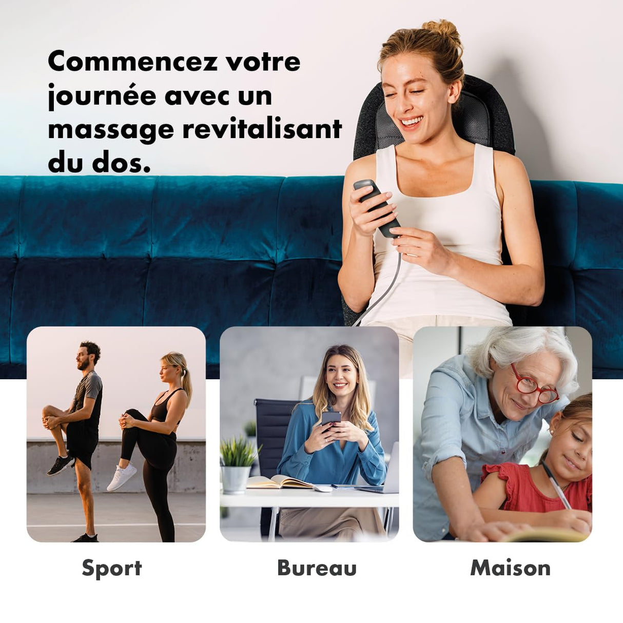 Zen Himalaya Gel Shoulder Massager Chair