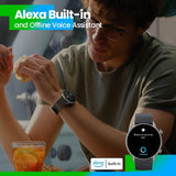 Amazfit GTR 3 46mm Smartwatch Pantalla AMOLED Reloj Inteligente Fitness GPS 150 +modos deportivos 21 días de duración de la batería Monitoreo de salud Alexa integrado Zepp OS Sistema 5 ATM