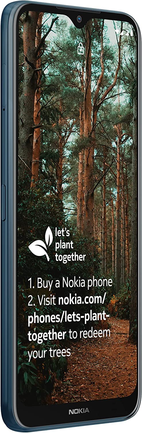 Smartphone Nokia G50 5G Con Pantalla de 6, 82" HD+, Android 11, 4 GB de RAM/128 GB de ROM, Batería de 5000 mAh, Triple Cámara de 48 MP, Compatible Con Carga Rápida de 18 W, Nordic Blue