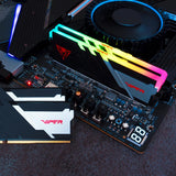 Memoria Patriot Viper Venom RGB DDR5 de 32 GB (2 x 16 GB) a 6400 MHz UDIMM para Juegos de Escritorio - Kit de Memoria PVVR532G640C32K