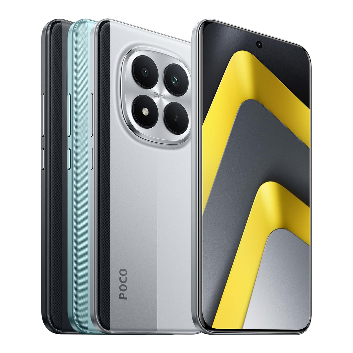 XIAOMI POCO M8 Pro 5G - Smartphone de 12+512GB, Pantalla de 6,83" 1.5K AMOLED, Snapdragon 7s Gen 4, cámara de 50MP, Hypercharge 100W, Cargador no Incluido, Plata (Versión ES)
