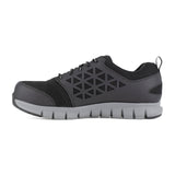 Reebok Work IB1031 S1P Excel - Zapatos de Trabajo Deportivos con Puntera de Aluminio, 45, Negro/Gris