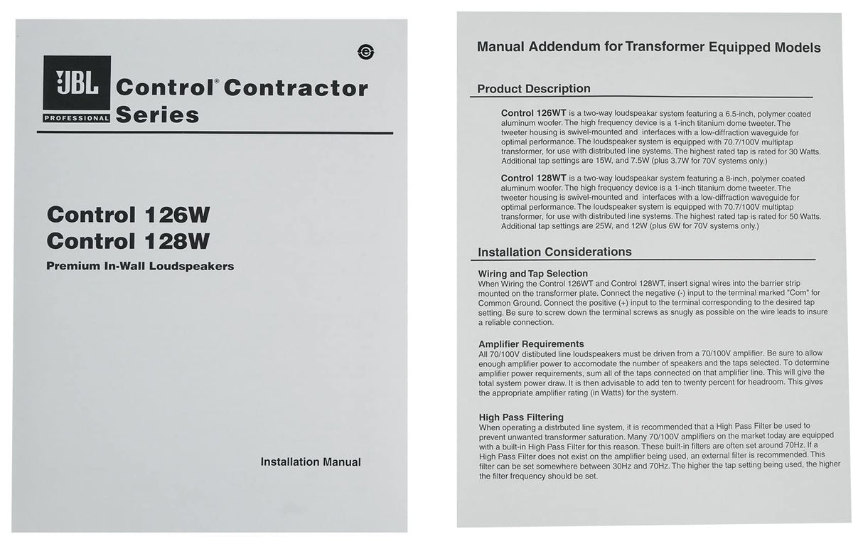Control 126 W White (el par)